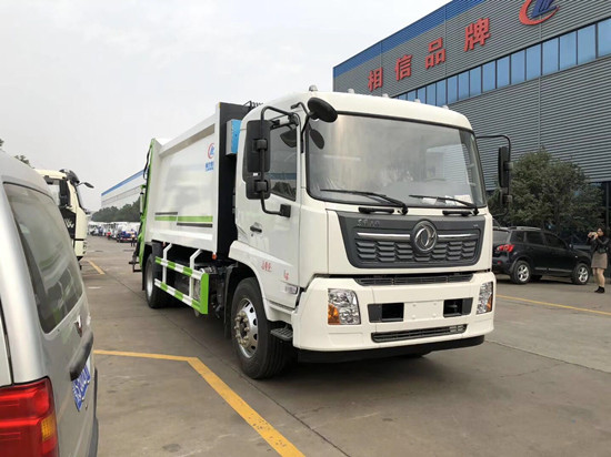 國(guó)六東風(fēng)天錦壓縮式垃圾車(chē)（12方）